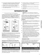 Preview for 11 page of Kenmore 5478 - Elite 25.6 cu. Ft. Refrigerator Use And Care Manual