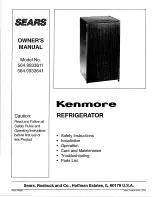 Kenmore 564.9933611 Owner'S Manual предпросмотр