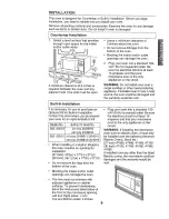 Preview for 9 page of Kenmore 565.60512 Use And Care Manual