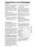 Preview for 19 page of Kenmore 565.61202 Use And Care Manual