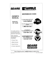 Preview for 44 page of Kenmore 565. 66480 Owner'S Manual