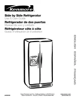 Kenmore 5736 - 25.1 cu. Ft. Refrigerator Use & Care Manual preview