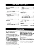 Preview for 2 page of Kenmore 580.71082 Owner'S Manual