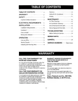 Preview for 2 page of Kenmore 580.72077 Owner'S Manual