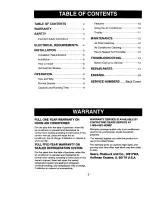 Preview for 2 page of Kenmore 580.72187200 Owner'S Manual