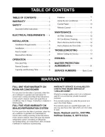 Preview for 2 page of Kenmore 580.74082 Owner'S Manual