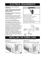 Preview for 4 page of Kenmore 580.74259 Owner'S Manual