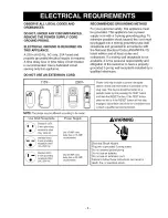 Preview for 4 page of Kenmore 580.75050 Owner'S Manual