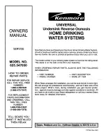 Preview for 18 page of Kenmore 580.75121501 Manual