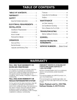 Preview for 2 page of Kenmore 580.75184 Owner'S Manual