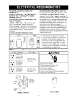 Предварительный просмотр 4 страницы Kenmore 580.76105 Owner'S Manual