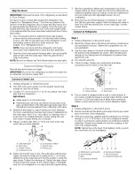 Preview for 8 page of Kenmore 5814 - 21.8 cu. Ft. Refrigerator Use & Care Manual