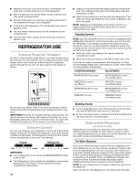 Preview for 10 page of Kenmore 5814 - 21.8 cu. Ft. Refrigerator Use & Care Manual