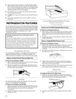 Preview for 14 page of Kenmore 5814 - 21.8 cu. Ft. Refrigerator Use & Care Manual