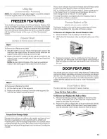 Preview for 15 page of Kenmore 5814 - 21.8 cu. Ft. Refrigerator Use & Care Manual