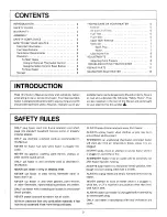 Preview for 2 page of Kenmore 583.35600 Owner'S Manual