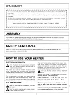 Предварительный просмотр 3 страницы Kenmore 583.35600 Owner'S Manual