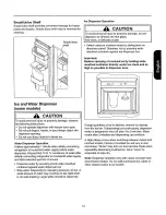 Preview for 13 page of Kenmore 58392 Use And Care Manual