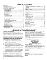 Preview for 2 page of Kenmore 5850 - 25.1 cu. Ft. Refrigerator Use And Care Manual