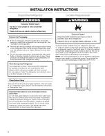 Preview for 4 page of Kenmore 5850 - 25.1 cu. Ft. Refrigerator Use And Care Manual