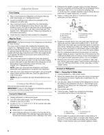 Preview for 8 page of Kenmore 5850 - 25.1 cu. Ft. Refrigerator Use And Care Manual