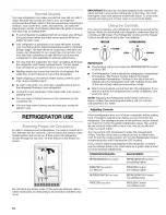 Preview for 10 page of Kenmore 5850 - 25.1 cu. Ft. Refrigerator Use And Care Manual