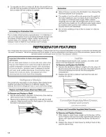 Preview for 14 page of Kenmore 5850 - 25.1 cu. Ft. Refrigerator Use And Care Manual