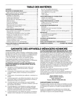 Preview for 48 page of Kenmore 5850 - 25.1 cu. Ft. Refrigerator Use And Care Manual