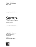 Kenmore 587.1401 Series Use And Care Manual preview