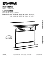 Kenmore 587.15072 Use And Care Manual preview