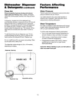 Preview for 16 page of Kenmore 587.15072 Use And Care Manual