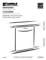 Предварительный просмотр 1 страницы Kenmore 587.1510 Series Use & Care Manual