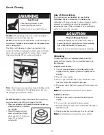 Preview for 14 page of Kenmore 587.1523 Series Use & Care Manual