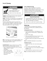 Preview for 14 page of Kenmore 587.1526 Series Use & Care Manual