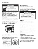 Preview for 14 page of Kenmore 587.1531 series Use & Care Manual