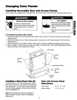 Предварительный просмотр 13 страницы Kenmore 587.17245 Use & Care Manual