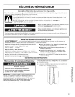 Предварительный просмотр 61 страницы Kenmore 5870  25.1 Use And Care Manual