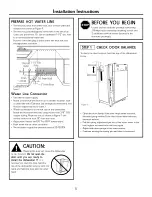 Preview for 5 page of Kenmore 58714683110 Installation Instructions Manual