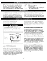 Предварительный просмотр 6 страницы Kenmore 5881 - 26.5 cu. Ft. Refrigerator Use & Care Manual