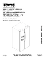 Предварительный просмотр 1 страницы Kenmore 5882 - Elite 26.5 cu. Ft. Refrigerator Use And Care Manual