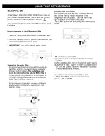 Предварительный просмотр 18 страницы Kenmore 5882 - Elite 26.5 cu. Ft. Refrigerator Use And Care Manual