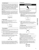 Предварительный просмотр 11 страницы Kenmore 5890 - 25.4 cu. Ft. Refrigerator Use And Care Manual