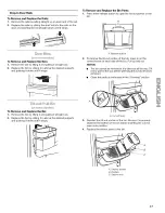 Предварительный просмотр 17 страницы Kenmore 5890 - 25.4 cu. Ft. Refrigerator Use And Care Manual