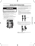 Preview for 9 page of Kenmore 592-491020 Owner'S Manual And Installation Instructions