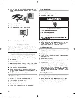 Preview for 24 page of Kenmore 592-491020 Owner'S Manual And Installation Instructions