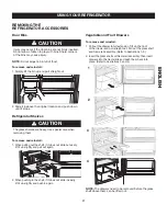 Preview for 21 page of Kenmore 592-659220 Use & Care Manual