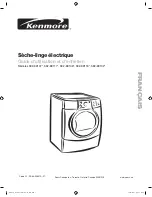 Preview for 27 page of Kenmore 592-89102 Use & Care Manual