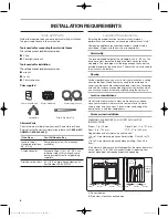 Предварительный просмотр 6 страницы Kenmore 59229212 Owner'S Manual And Installation Instructions