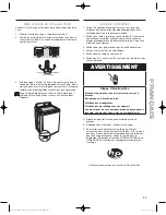 Предварительный просмотр 39 страницы Kenmore 59229212 Owner'S Manual And Installation Instructions