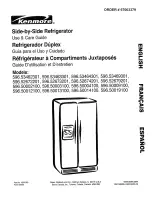 Предварительный просмотр 1 страницы Kenmore 596.50002100 Use And Care Manual